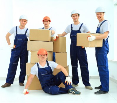Furniture dismantling and packing for an office relocation in Leaves Green